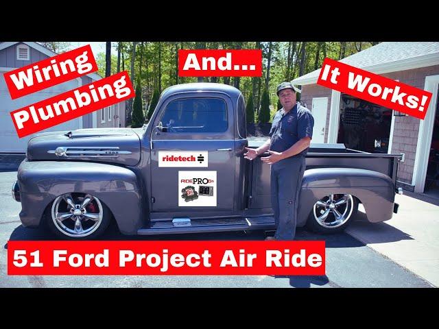 Watch How We Transform a 51 Ford with Air Ride Plumbing and Electrical!