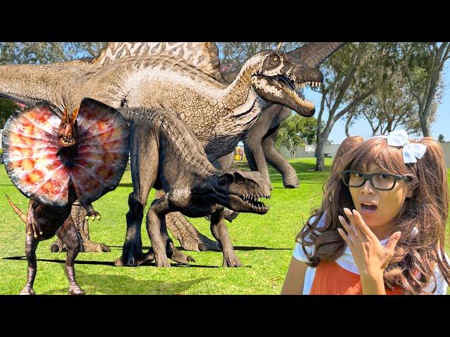 SMALLEST to LARGEST DINOSAUR Comparison for Kids | Soso brings her Dinosaur Toys to Life!