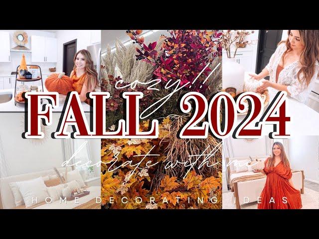 FALL 2024  CLEAN AND DECORATE WITH ME || DECORATING IDEAS