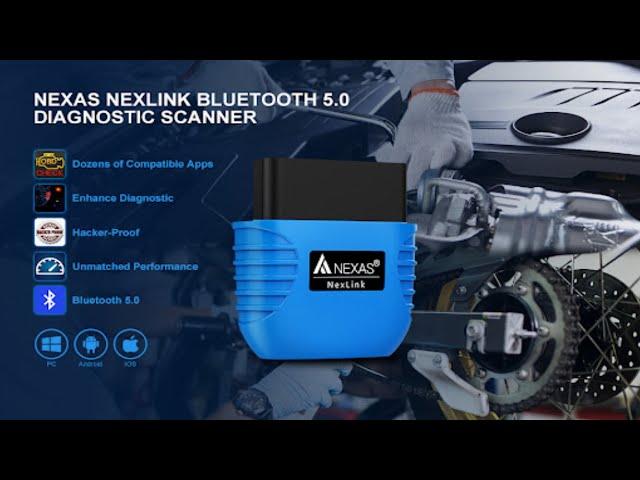 NEXAS NexLink OBD2 Scanner with Bluetooth 5.0:Diagnose ANY Car |