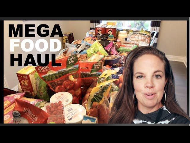 MEGA Grocery Haul OCTOBER!  Large Family, Once-A-Month Shopping, Healthy Food