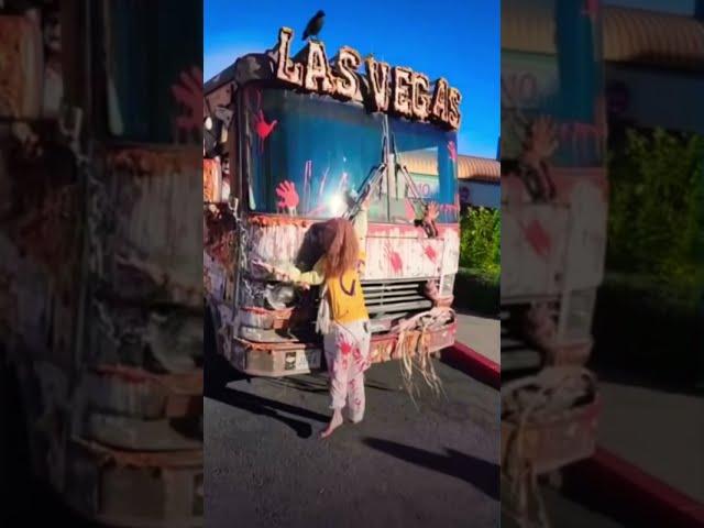 Zombies bus Las Vegas day time ‍️