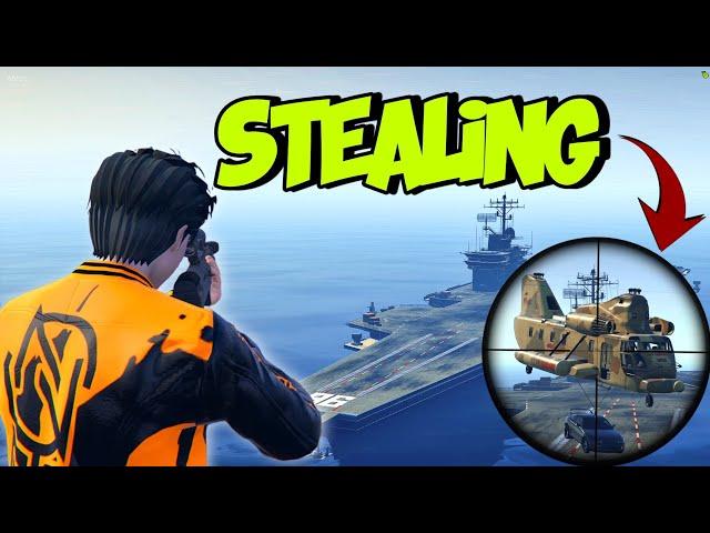 Stealing a "TURBO SUPRA" from AIRCRAFT CARRIER in GTA 5 RP (sobrang tulin!!)