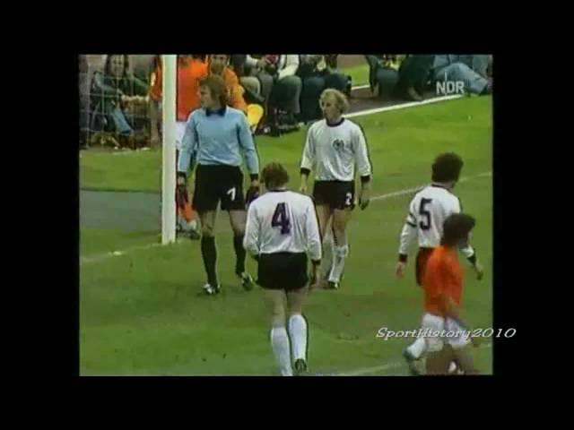 Fussball WM 1974 Deutschland - Niederlande (Original Rudi Michel)