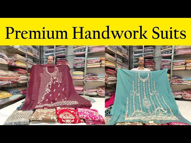 Zardozi (Dabka), Hand Work Suits, Gharara खरीदे Manufacturer सै  | Premium Handwork suits