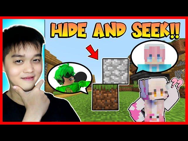 HIDE & SEEK !! TAPI KITA BERUBAH MENJADI BLOCK DAN ITEM !! Feat @darlunggaming1412  Minecraft