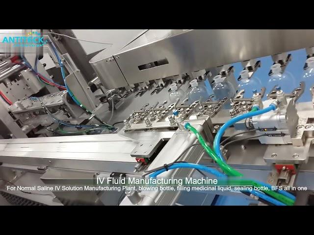 IV Fluid Manufacturing Machine -IV Fluid Manufacturing -Blow IV Fluid Bottle Filling Sealing Machine