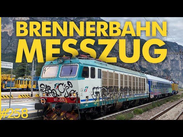 #258 Güterzüge, Frecciarossa und Messzug in Mezzocorona - Brennerbahn