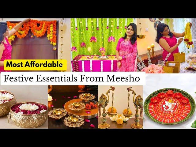 Festive Must Haves | Best Pooja & Festive Decor Items |Meesho Finds Under ₹399 |Affordable Finds