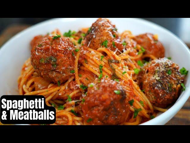 Easy and Delicious Spaghetti & Meatballs Recipe (You'll Never Need Another Meatball Recipe)