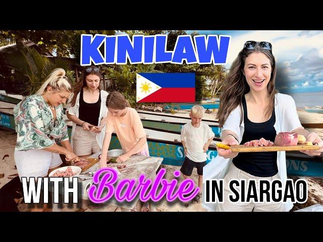 Making traditional KINILAW with ISLAND BARBIE | Day in Siargao: Surfing and Sharing food with Locals