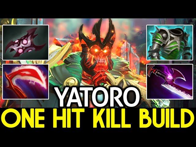 YATORO [Wraith King] One Hit Build with Full Physical Damage Dota 2