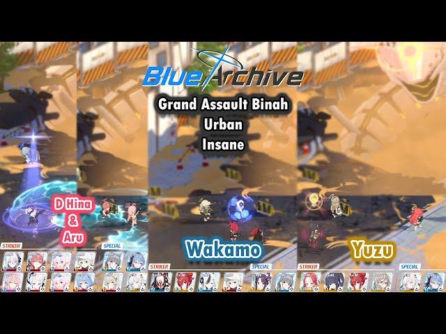 Blue Archive Global - Grand Assault Binah Urban Insane