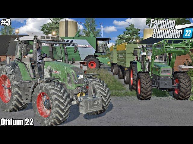 Offlum 22! HARVESTING WHEAT and SPREADING LIME│Offlum 22│FS22│3