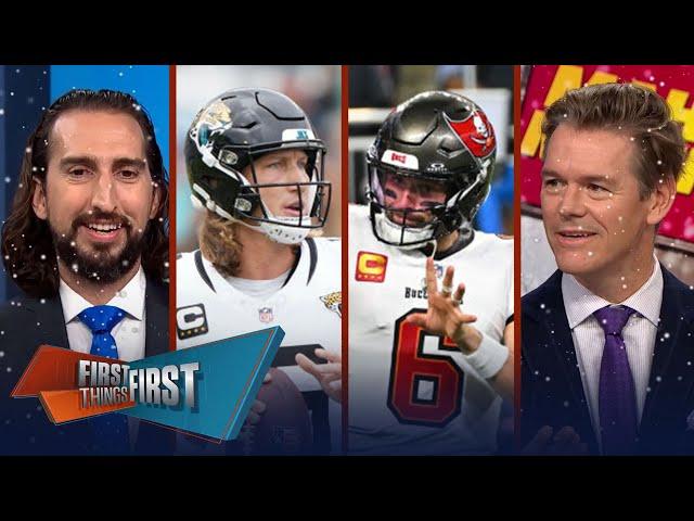 Baker climbs further up, Prince drops again, Jones falls off Mahomes Mountain | FIRST THINGS FIRST