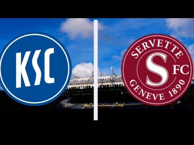 Karlsruher SC vs Servette Geneva live football match - International Club friendly