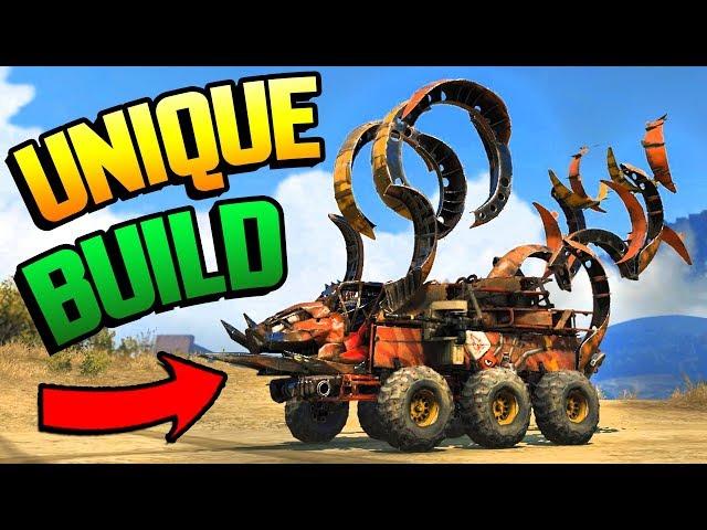 Crossout - THIS THING IS AWESOME! Unique Build & Viewer Made Builds (Crossout Gameplay)