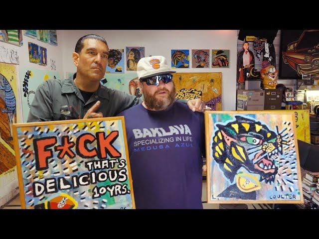 ACTION BRONSON'S HIDDEN TALENT FOR ART (+ STUDIO VISIT W/ COULTER JACOBS)