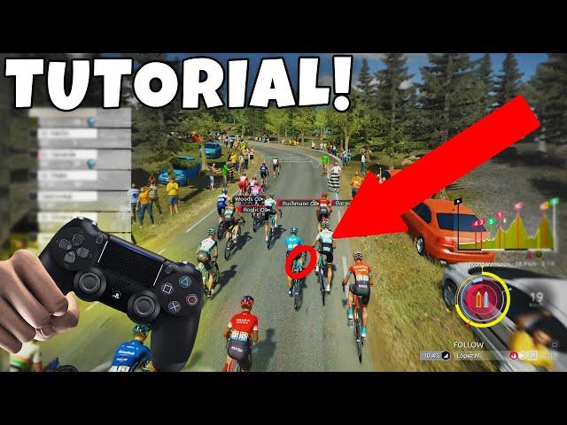 How To Play Tour de France 2021 Ps4 game Tutorial! (Tips and tricks - PS5 Gameplay)