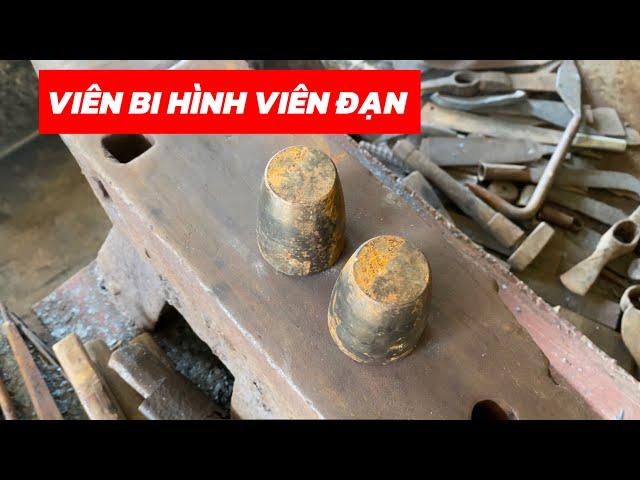 Anh khách LẠNG SƠN gửi viên bi NHẬT HÌNH VIÊN ĐẠN để rèn dao bếp chặt gà! DAO CHẶT XƯƠNG 1,5kg khủng