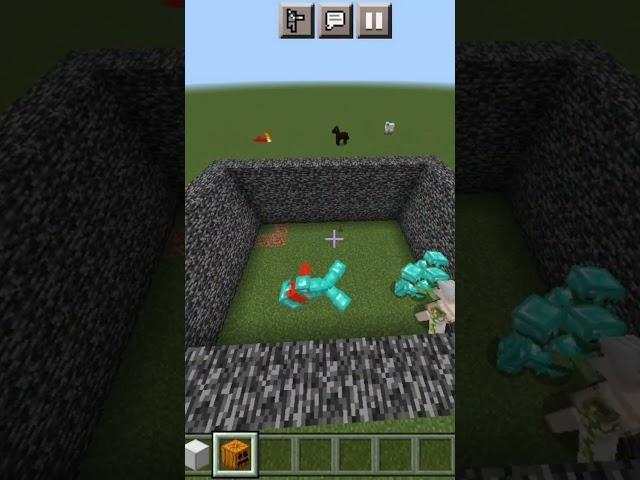 1 Iron Golem vs 5 full Diamond Armoured Zombies #minecraft @NR-Gaming