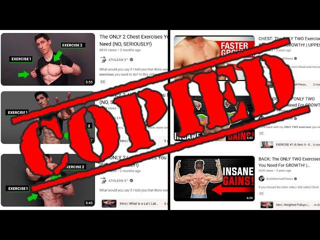 Athlean-X Caught Copying Videos