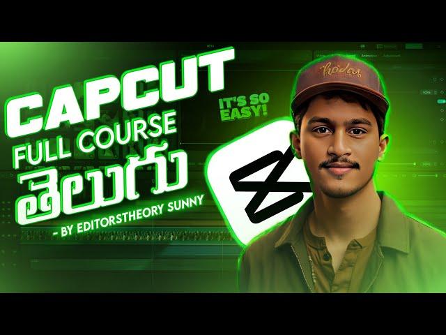 Capcut Video Editing Tutorial For PC & Mac | No Watermark | Free | Telugu | Telugu editing tutorials