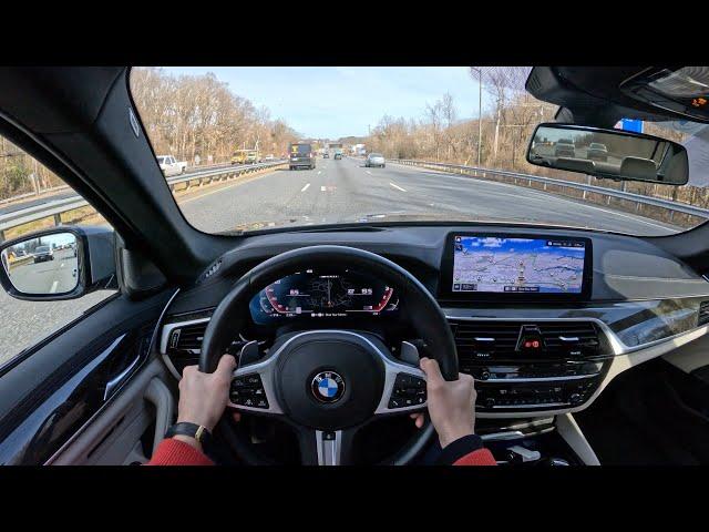 2021 BMW M550i xDrive - POV Test Drive | 0-60