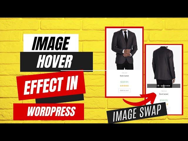 how to Enable Image hover effect in WordPress | Image Hover Effect | Image swap on hover