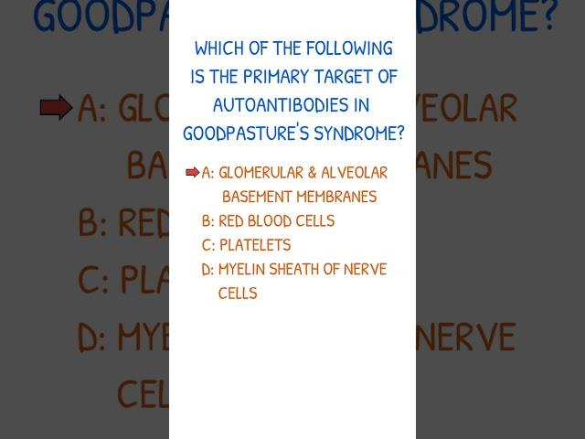 GOODPASTURE'S SYNDROME