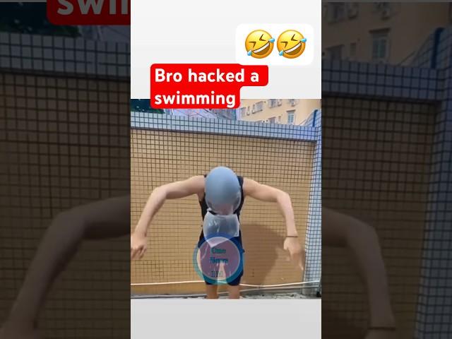 Bro hack a swimming.#viral