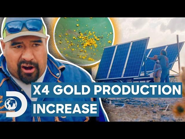 Solar Powered Wash Plant QUADRUPLES Production | Gold Rush: Mine Rescue With Freddy & Juan