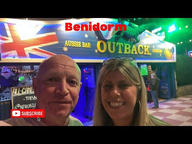 Benidorm bars prices April 2024