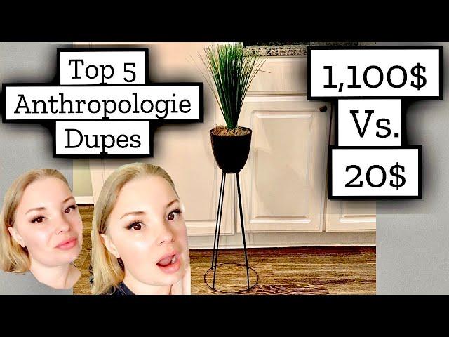 DOLLAR TREE DIY | ANTHROPOLOGIE Inspired Decor DUPES | Top 5 Farmhouse