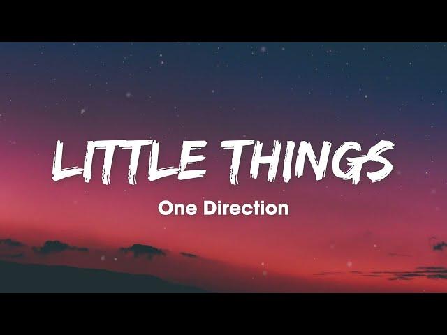 One Direction - Little Things (Lyrics) | PeePop