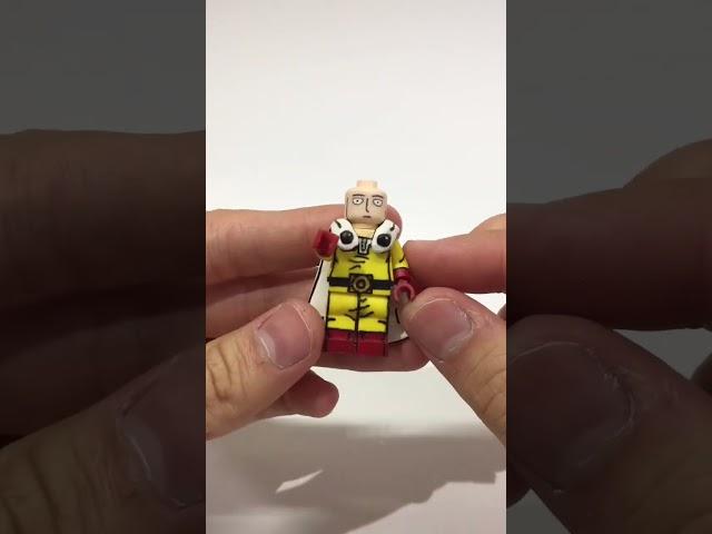 Minifigure Custom SAITAMA ( One-punch man ) #anime # #review #shorts #fyp #saitama #lego #collection