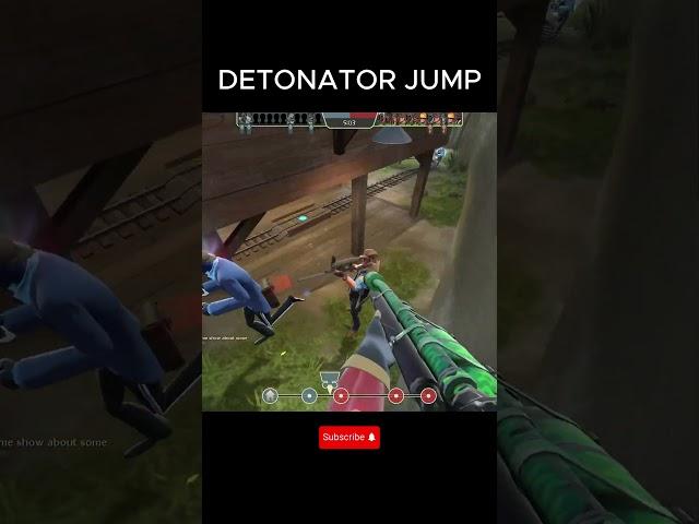 PYRO DETONATOR JUMP TF2 #shorts #short #tf2 #valve #gaming #spy #fps #trickjump #pyro