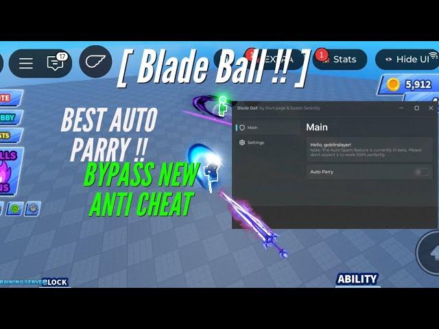 Blade Ball Script | Rampage 4 Hub| Auto Parry | Bypass Anti Cheat | Auto Spam | KeyLess | PasteDrop