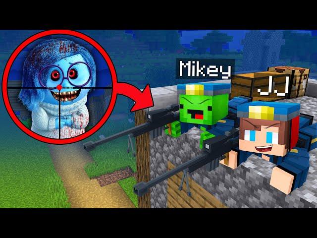 JJ and Mikey Became FBI and Hunt SADNESS.EXE in Minecraft ! (Maizen)