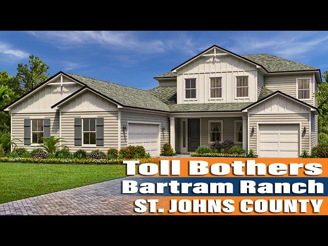 HILLCREST 3,493+ Sq Ft by TOLLBROTHERS in Bartram Ranch, St. Johns County