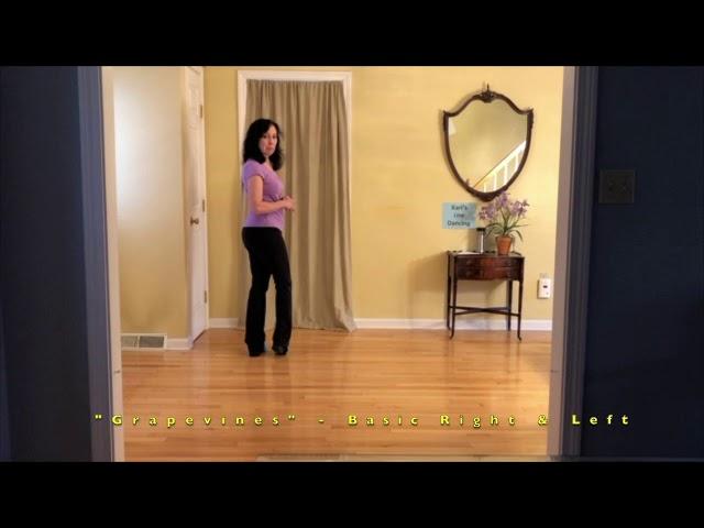 Grapevines, Basic Right & Left – How To Do Grapevines – Line Dance