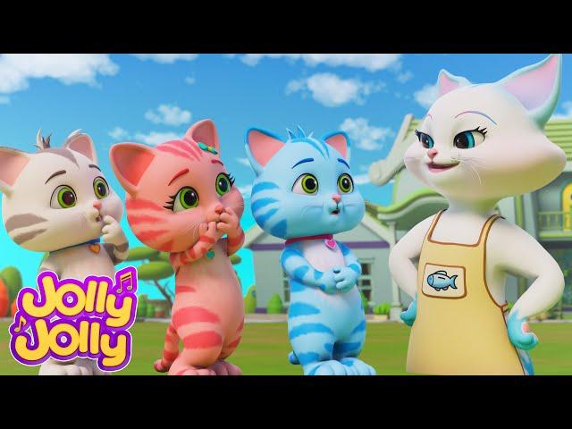 Three little kittens, Hickory dickory dock + More | Jolly Jolly - Learn and Play - Nursery Rhymes