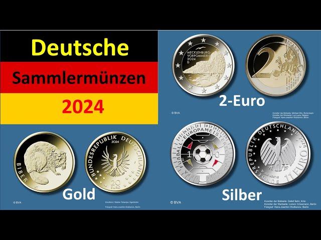 All NEW PRODUCTS Euro coins 2024 in Germany - Don't miss out!