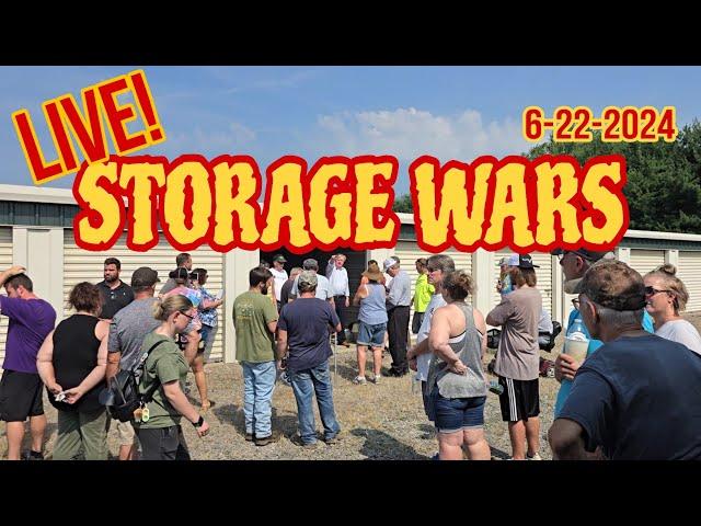 LIVE Storage Wars AUCTION With 22 ABANDONED Storage Units