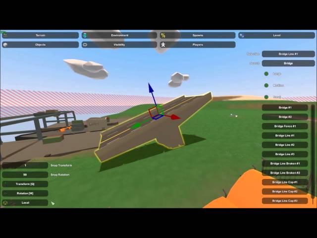 Unturned 3.0 Level Editor Speedbuild-'Carton'-Roads & Rails 1