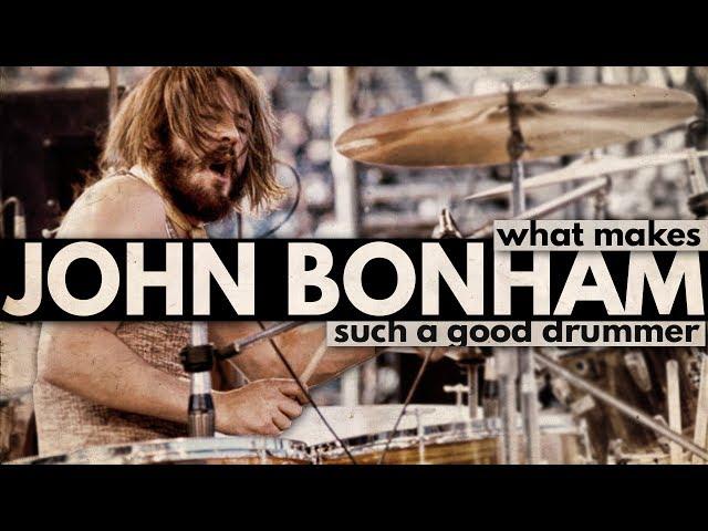 What Makes John Bonham Such a Good Drummer?