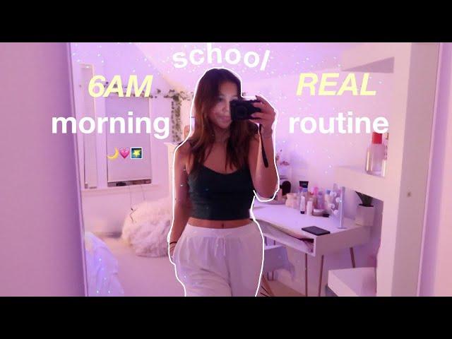 my REAL 6am high school morning routine *grwm*