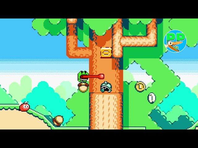 Let's Play Froggo's Adventure: Verdant Venture — Amazing 8 Bit Platformer Adventure | Kirby + Mario