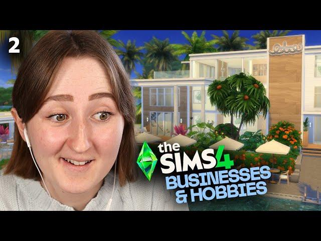 Building a *RESORT* with The Sims 4: Businesses & Hobbies! pt. 2 (Streamed 3/5/25)