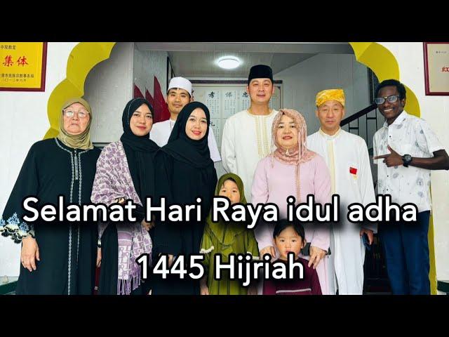 KEBERSAMAAN HARI RAYA IDUL ADHA DI MESJID CHINA #indonesia #china #vlog